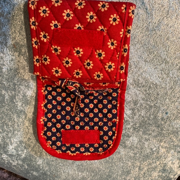 Vera Bradley Red, White and Blue Trifold Wallet - Picture 4 of 6